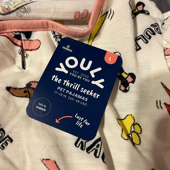 Pet pajamas size large. NWT. Youly brand - Picture 2 of 3